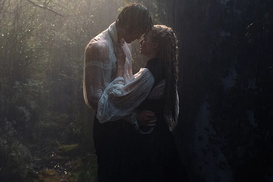 Courtesy Warner Bros. Pictures Jacob Elordi and Margot Robbie in 'Wuthering Heights'