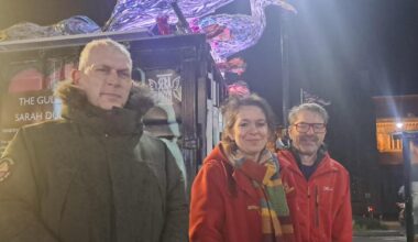 'The Gulls' on The Worcester Plinth arrive in Worcester