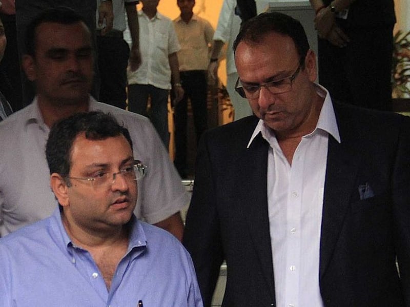 Shapoor Mistry (right).