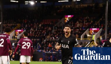 Romero’s late strike rescues point for troubled Tottenham at Burnley | Premier League