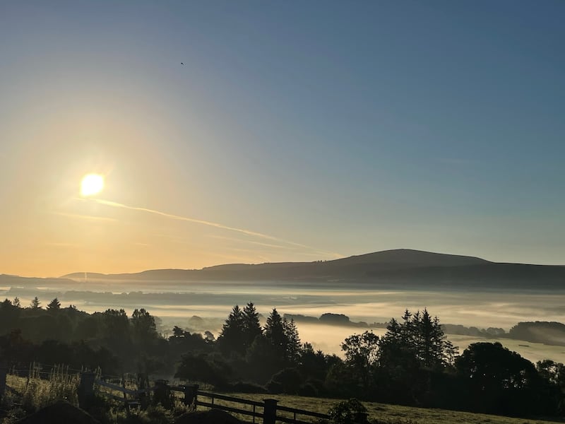 Sunrise at the property