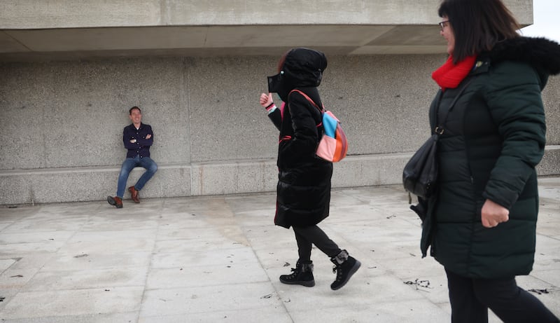 Ryan Tubridy photographed in Dun Laoghaire. Photo: Bryan O’Brien / The Irish Times 
