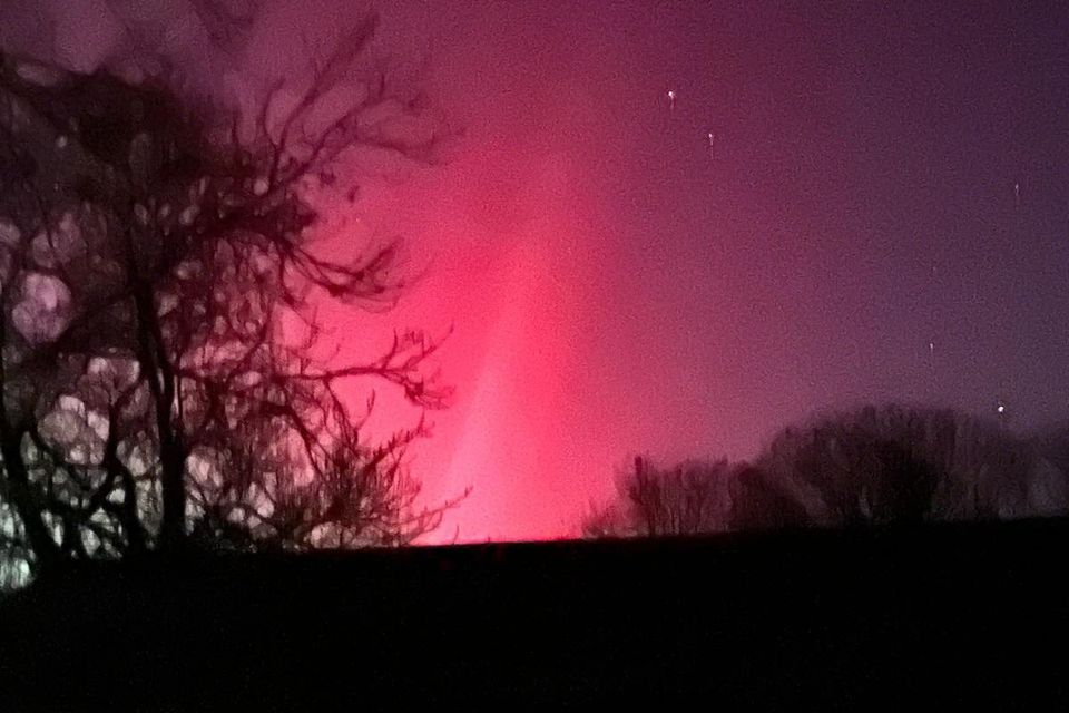 Dublin skies pictured on Monday night (Photo: Owen Breslin)