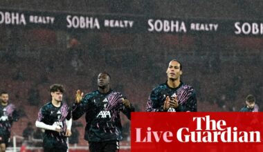 Arsenal v Liverpool: Premier League – live | Premier League