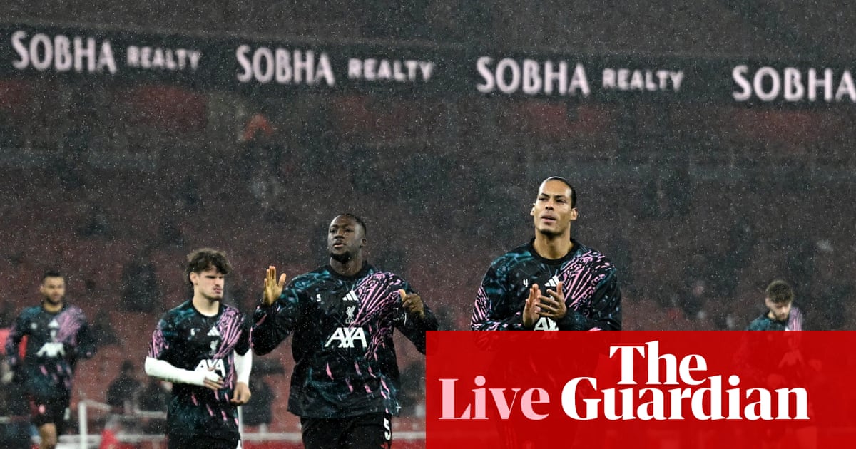 Arsenal v Liverpool: Premier League – live | Premier League