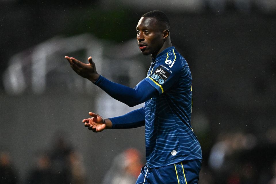 Francely Lomboto, pictured in action for Sligo Rovers last season