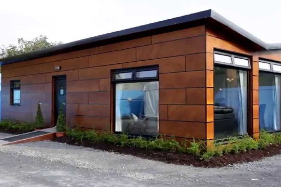 Stock photo of a modular home