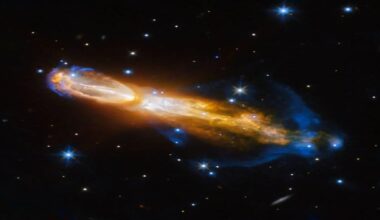 Rare glowing space structure observed by NASA