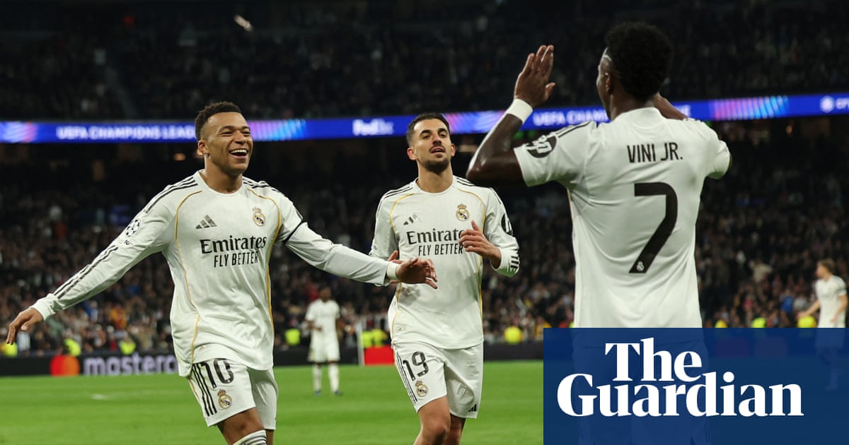 Mbappé and Vinícius lead Real Madrid resurgence as Monaco are hit for six | Champions League