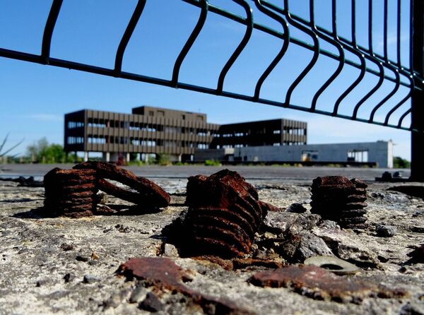 The former Waterford Crystal showroom, pictured prior to the ongoing renovation works. Photo: Joe Evans