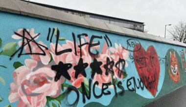 Mural destroyed with graffiti - News