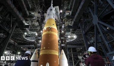 Nasa Artemis II: Rocket moves to launch pad ahead of first crewed Moon mission in decades - follow live