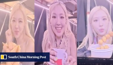 What were lead singer Rosé’s local snack choices at Blackpink’s Hong Kong shows?