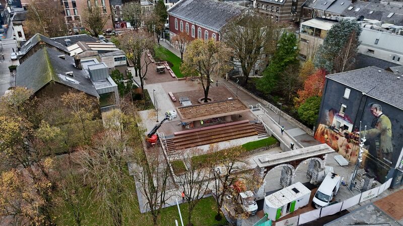 Upgraded Bishop Lucey Park has provoked a mixed reaction. Picture: Larry Cummins