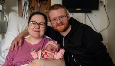 Cork University Maternity Hospital welcomes the first babies of 2026