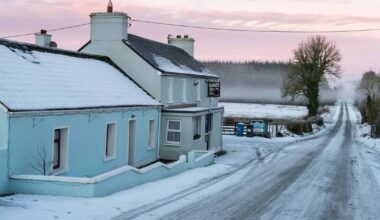 Icy conditions on Cork roads as freezing temperatures combine with recent rainfall