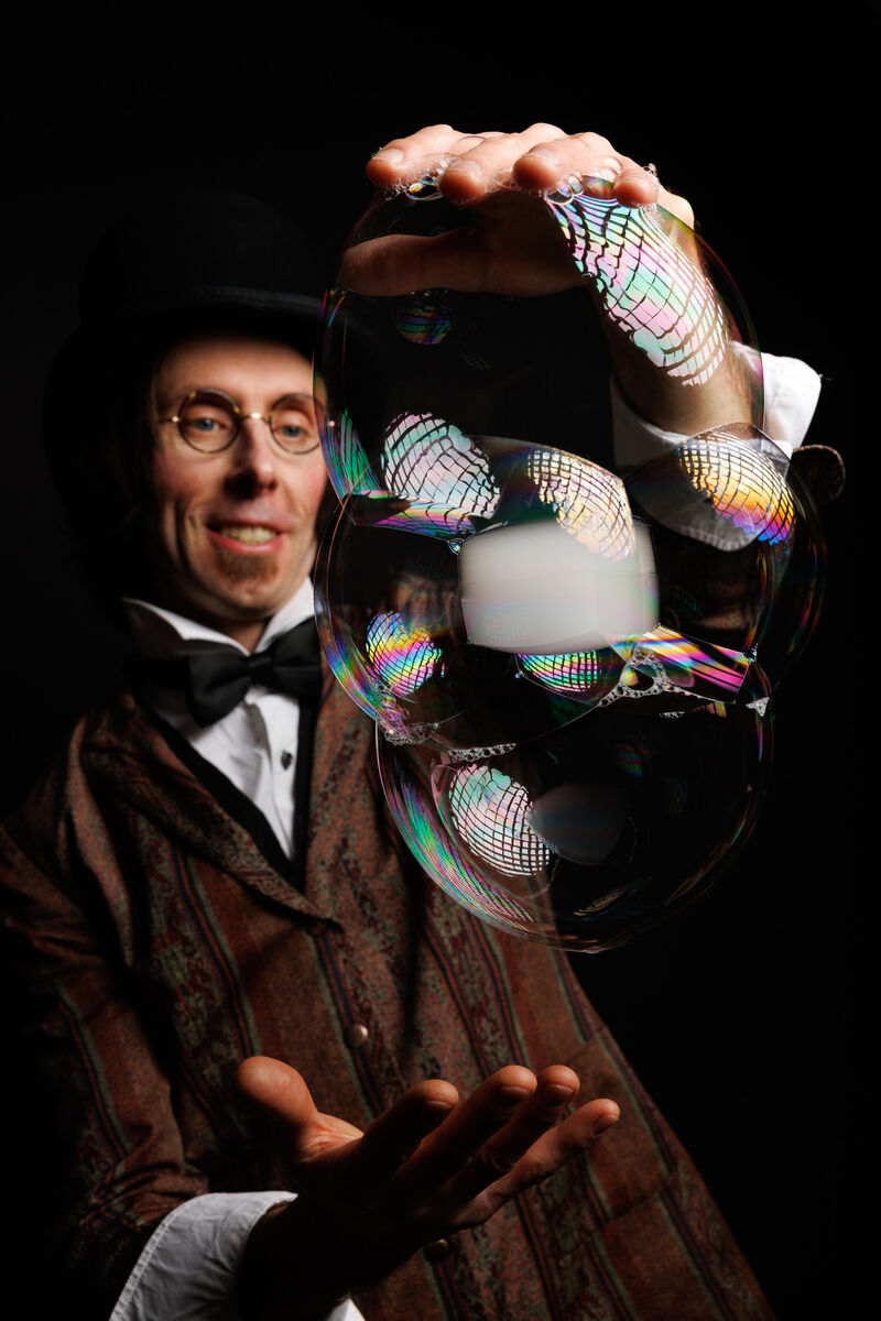 Finn Jesch, Bubbleologist, Scarriff, Co Clare. Picture: Eamon Ward