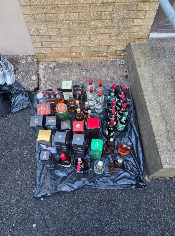 Two men arrested after gardaí seized stolen items worth over €9,300 during a search in Co Cork. Picture: An Garda Síochána Cork