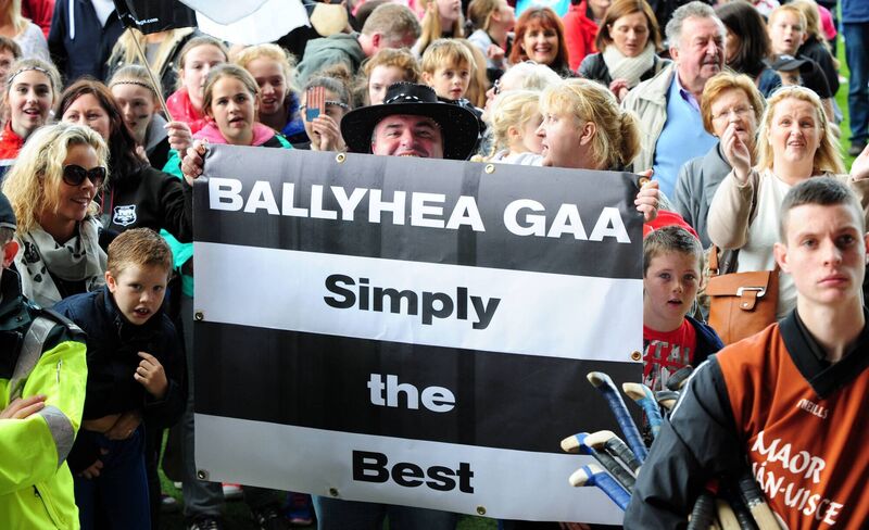 Ballyhea' Noel Hanley celebrates after defeating Newcestown during the Cork IHC final at Pairc Ui Chaoimh in 2014. Picture: Eddie O'Hare