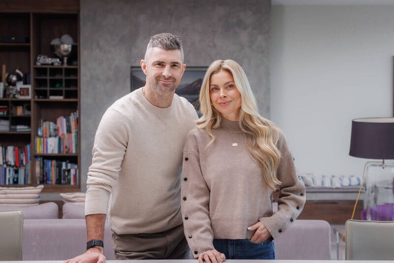 Jess Redden and Rob Kearney. Picture: Bríd O'Donovan.