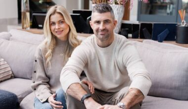 Jess Redden and Rob Kearney on family life, wellness habits and finding balance at home