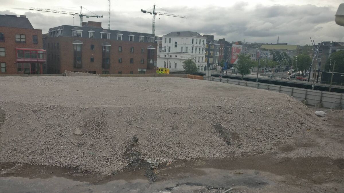 Pre-covid, the site was branded an eyesore after a large mound of rubble was left on the quay for more than a year, in breach of the planning conditions.