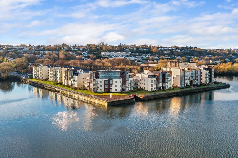 Quay movers and sheikers: gated development at Rochestown's Harty's Quay has 175 apartments in all, with basement parking by a greenway