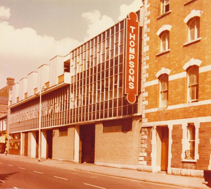 Frank Murphy's distinctive glass wall extension 