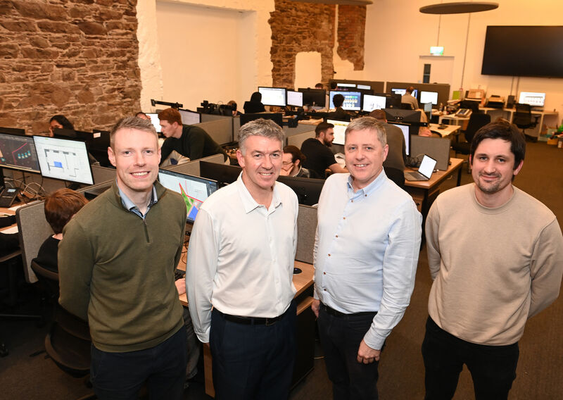  Ger Naughton, Associate Director, Dave Deady , Director, Eamonn Gahan, Director and Liam Murphy, Associate Director. Picture: Larry Cummins