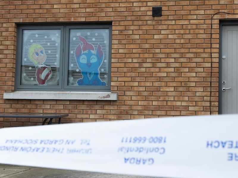 The house in Ballyfermot where Wayne O'Reilly's remains were discovered. Photograph: Sam Boal/Collins 