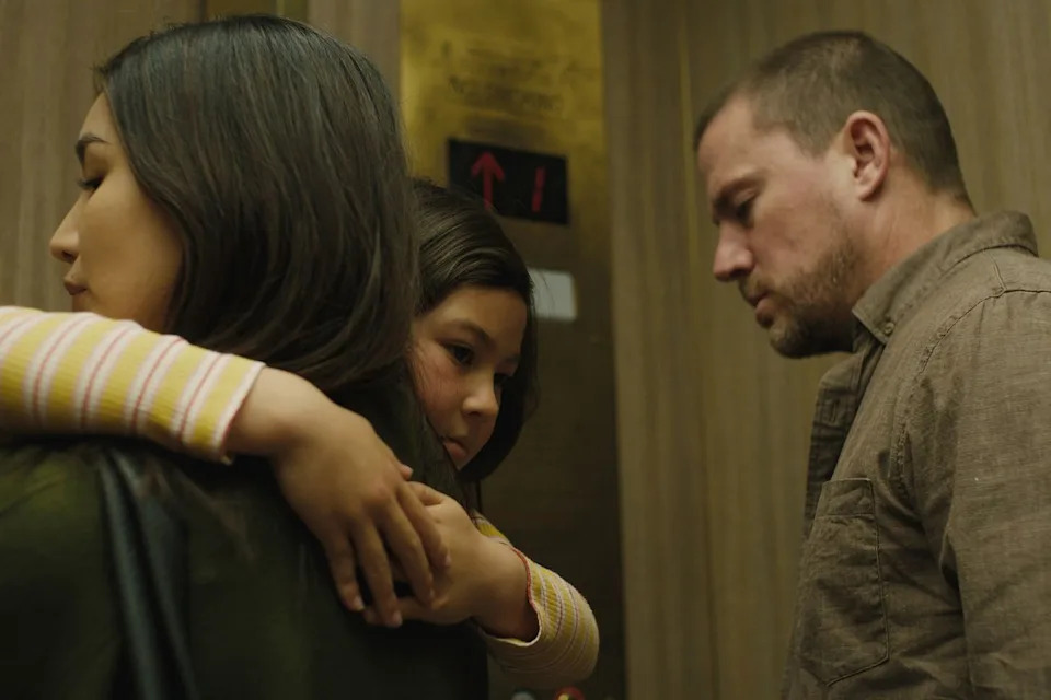 Greta Zozula/Courtesy of Sundance Institute Gemma Chan, Mason Reeves, and Channing Tatum in 'Josephine'