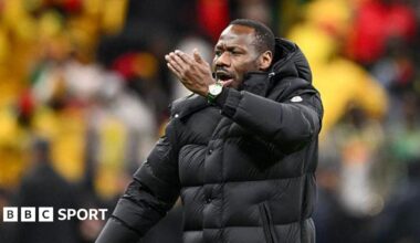 Senegal head coach Pape Thiaw