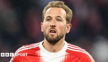 Bayern Munich and England striker Harry Kane