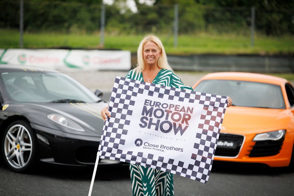 Liz McNab of Close Brothers, the main sponsor at the European Motor Show. Photo: Andres Poveda