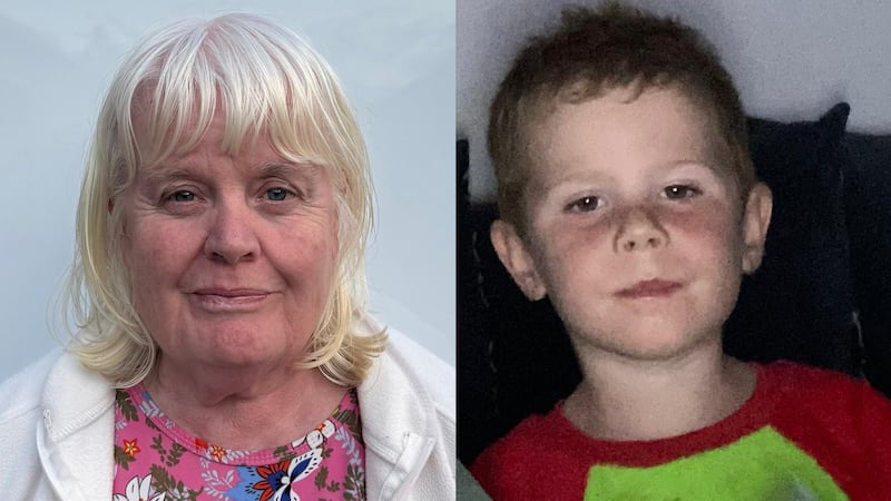 Mary Holt (60) and Tadhg Farrell (4) who were killed  in a  house fire in  Edenderry, Co Offaly. Photographs: Families