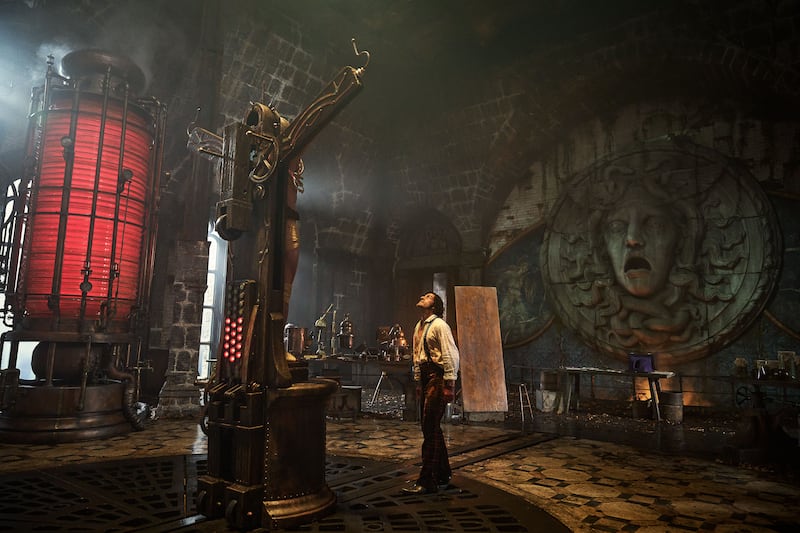 Oscars 2026: Jacob Elordi with Oscar Isaac in Frankenstein. Photograph: Ken Woroner/Netflix