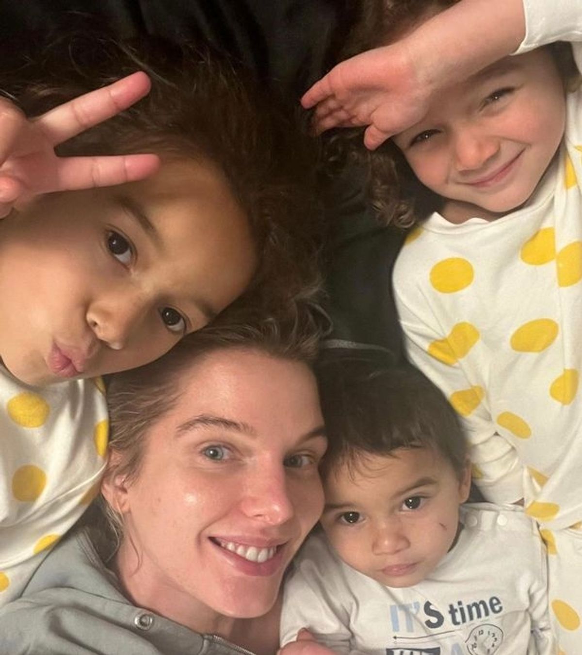 Helen with her three kids