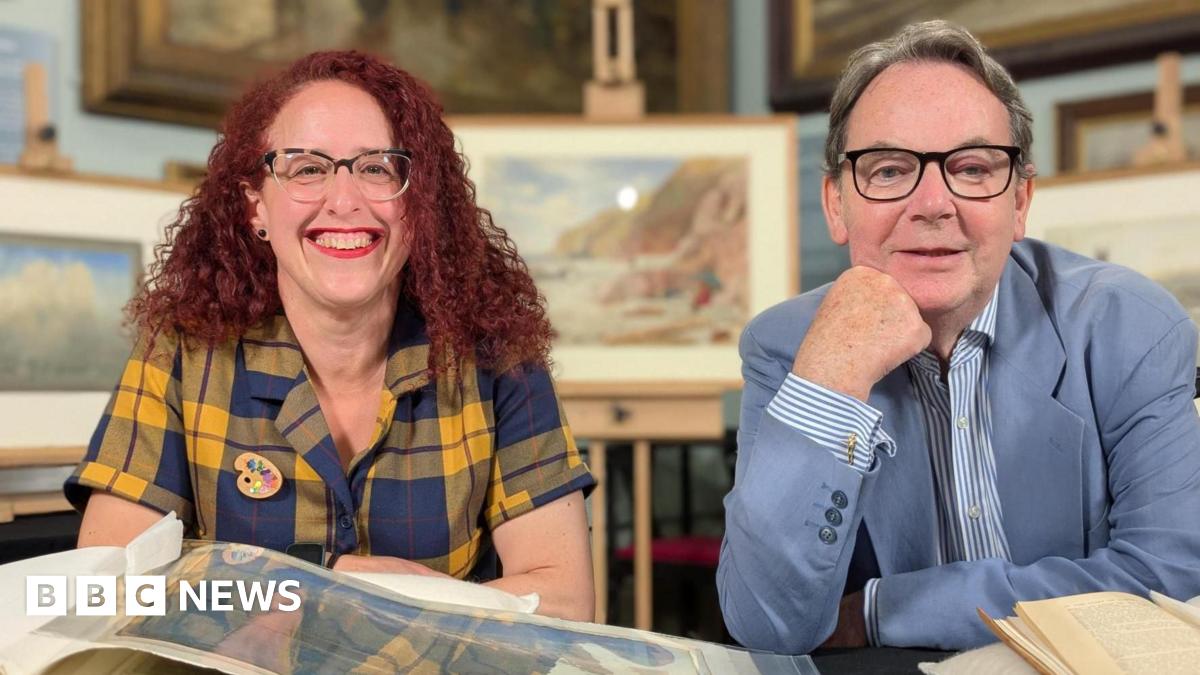 A 1984 colour etching of the Church of St George at Ivychurch in Romney Marsh.