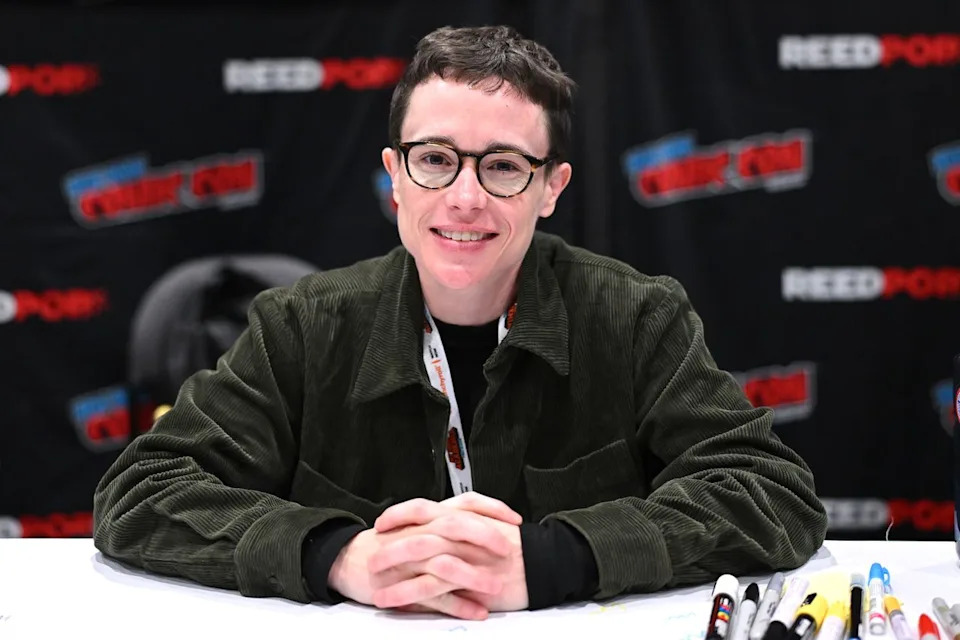 Roy Rochlin/Getty Elliot Page attends New York Comic Con 2025 on Oct. 11