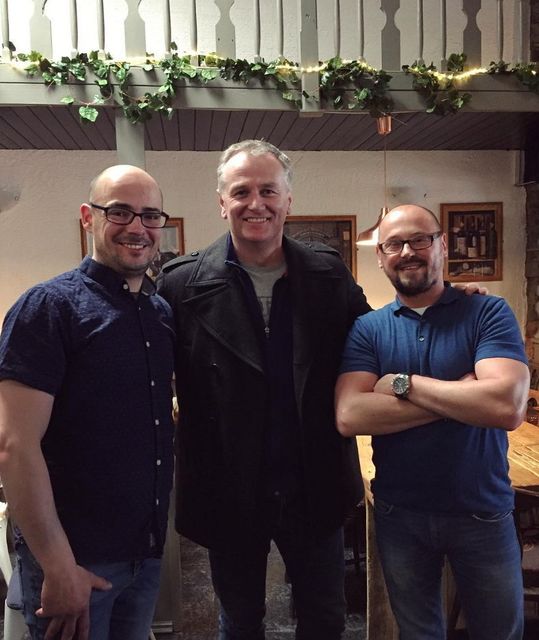 Daithi O'Se poses with owners in 2018 PIC CREDIT: Instagram/the Field