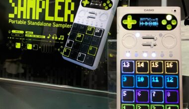 Casio teased a retro gaming-inspired sampler