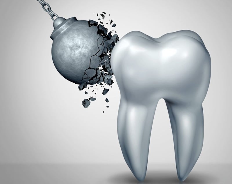 Tooth enamel is harder than gold, silver, iron and steel 