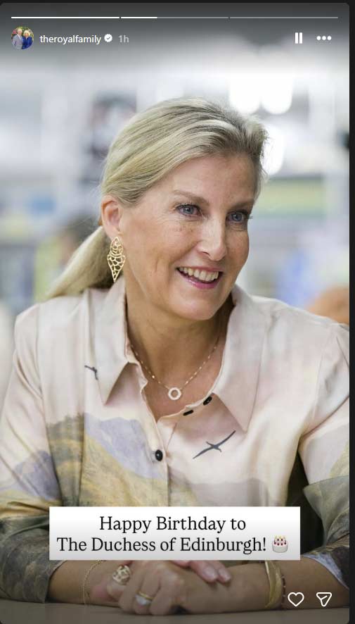 Duchess Sophie gives emotional reaction to her new title