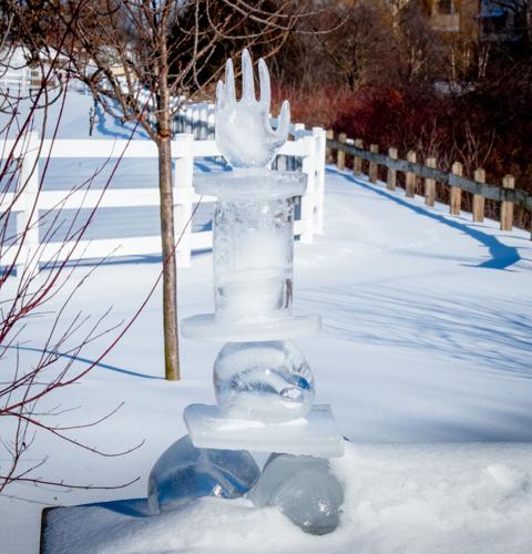 Landis Homes ice sculptures