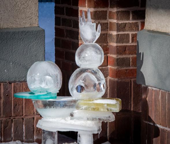 Landis Homes ice sculptures