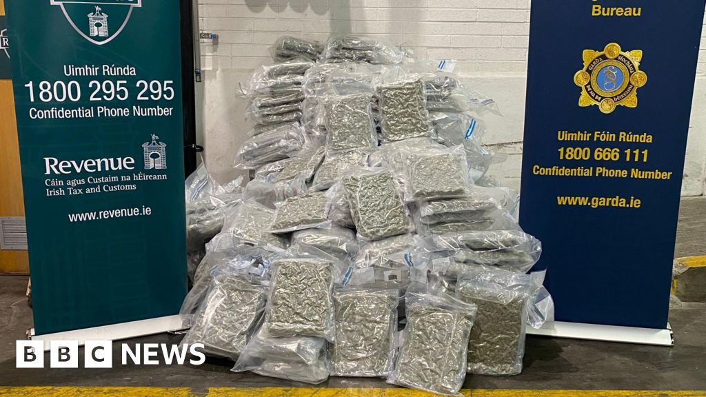 Louth: Gardaí seize cannabis worth more than €10m - BBC