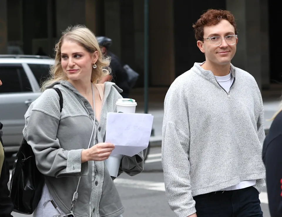 Meghan Trainor with her husband