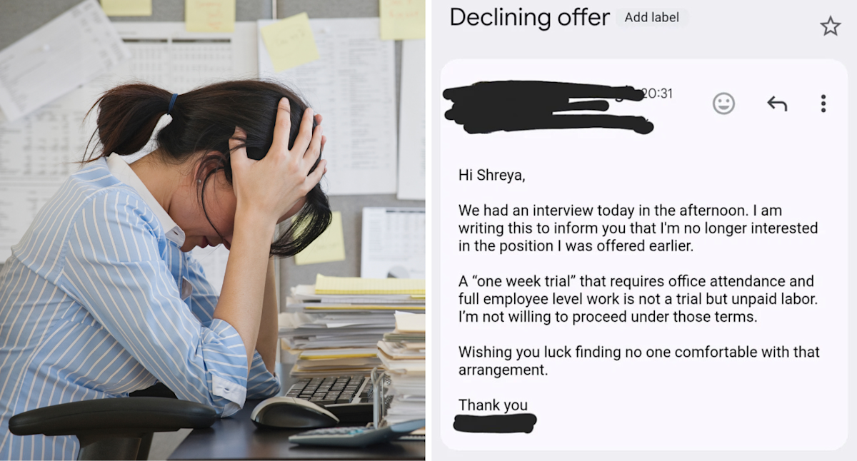 Backlash over controversial '72-hour job interview' trend coming to Aussie workplaces: 'Not willing'