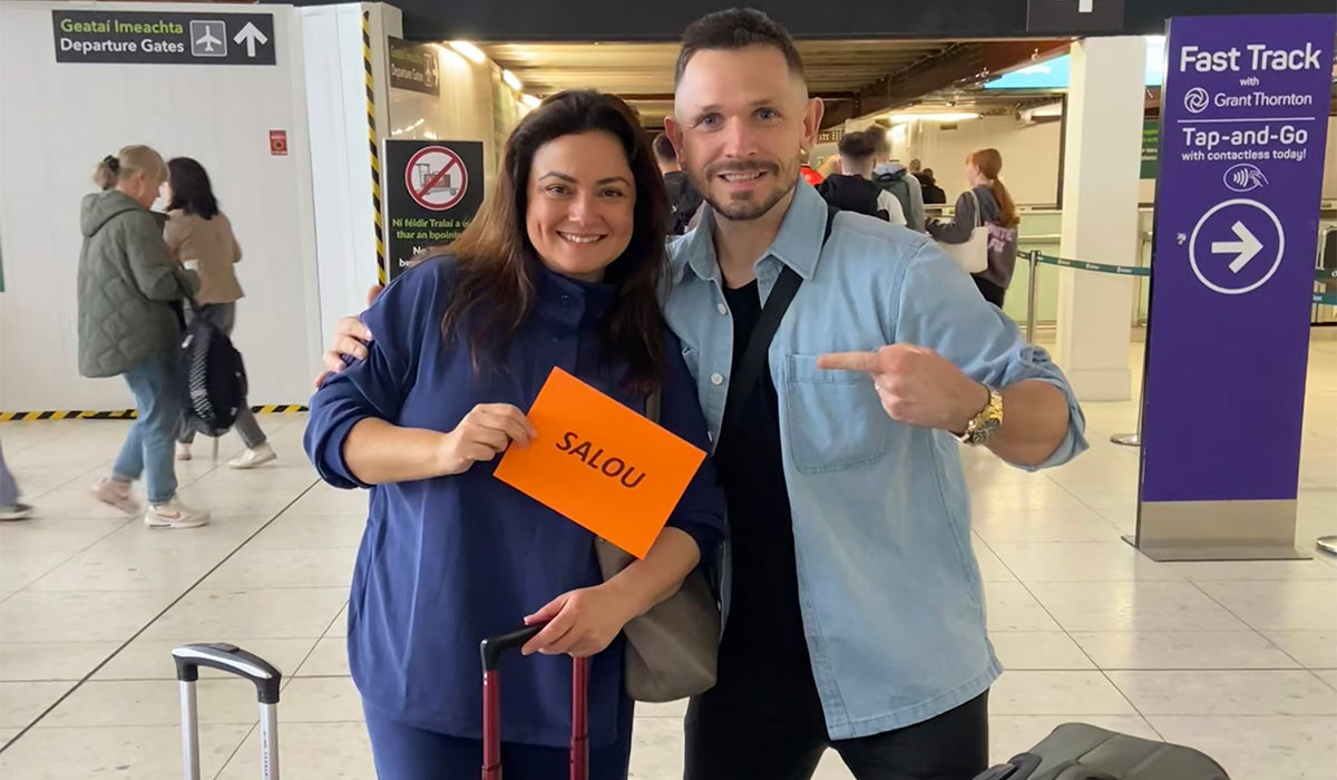 Fiona O'Carroll and Johnny Ward, High Road Low Road. Pic: RTÉ One