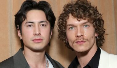 Connor Storrie and Hudson Williams Golden Globes Watch 2026